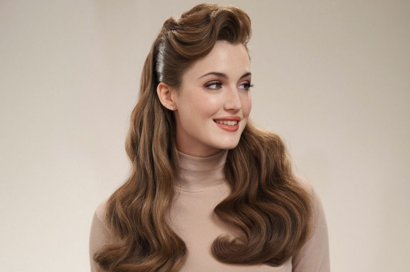 15 Long Vintage Hairstyles That Bring Timeless Charm
