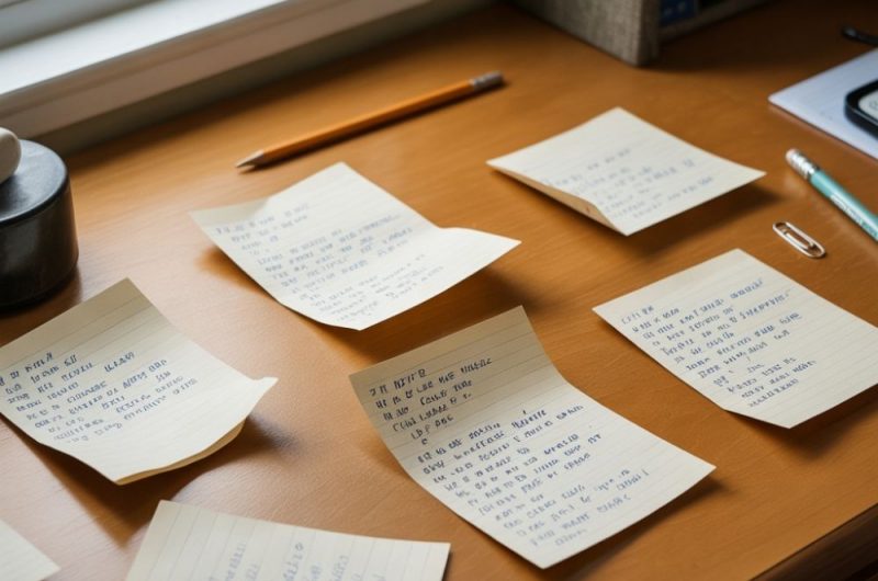 Why I Started Writing Notes to Myself Instead of Long Journal Entries
